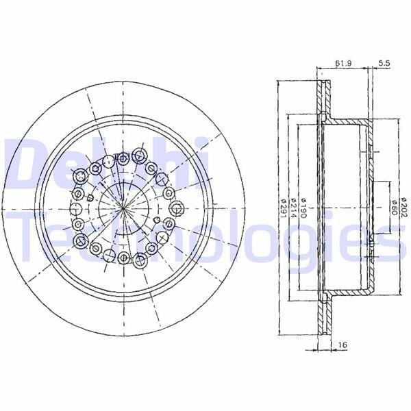 FREN DİSKİ ÖN FORD TRANSİT 92> T12-M12 ÇAP: 254 mm