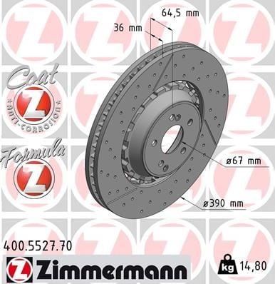 FREN DISKI ON MERCEDES X290 W205 S205 C205 W213 S213 X253 C253 R231