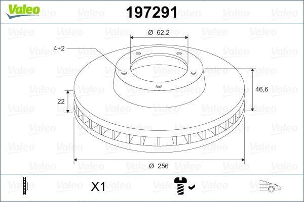 FREN DİSKİ ÖN X2 HYUNDAI ACCENT ERA 2006-2011 ; KIA PRIDE. RIO 2005> . I20 2007>