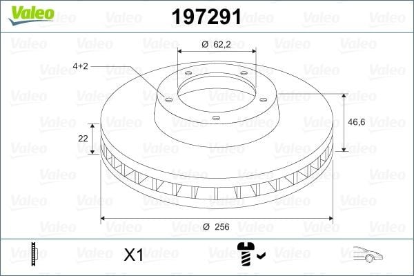 FREN DİSKİ ÖN X2 HYUNDAI ACCENT ERA 2006-2011 ; KIA PRIDE. RIO 2005> . I20 2007>