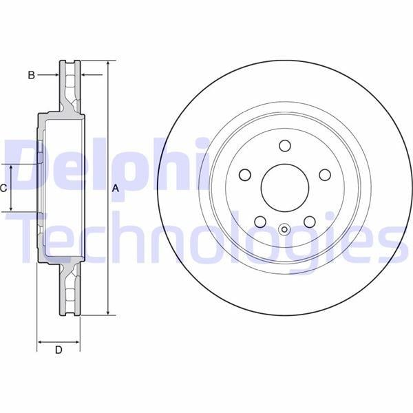 FREN DİSKİ TEKLİ PAKET - BOYALI. DELİKLİ ARKA TESLA S 09/2012 >