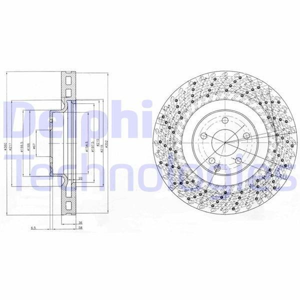 FREN DİSKİ TEKLİ PAKET . DELİKLİ ÖN MERCEDES E55. SL55. SL600 04/2002 >