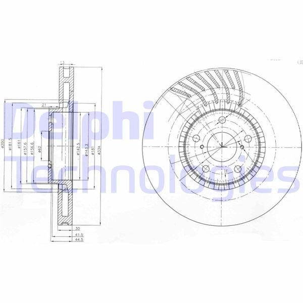 FREN DİSKİ TEKLİ PAKET . DELİKLİ ÖN SOL LEXUS GS200T. GS250. GS300. GS300H. GS430. GS450H. IS200T. RC200T. RC300H 01/2005 >