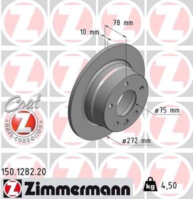 FREN DİSKİ. ARKA. 272 /10-8.4 MM . KAPLAMALI. YÜKSEK KARBON ALAŞIMLI 986478641-DF4213