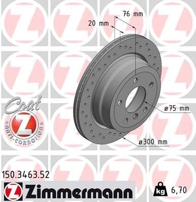 FREN DİSKİ. ARKA. 300 /20-18.4 MM . HAVA KANALLI. KAPLAMALI. YÜKSEK KARBON ALAŞIMLI DELİKLİ 986479496