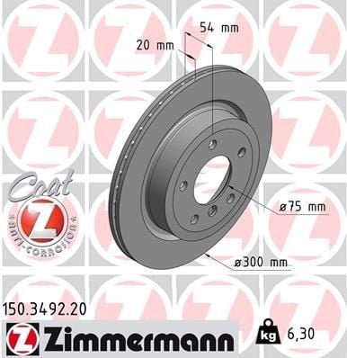 FREN DİSKİ. ARKA. 300 /20-18.4 MM . HAVA KANALLI. KAPLAMALI. YÜKSEK KARBON ALAŞIMLI. CİVATA KİTİ 986479775-DF6329