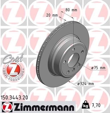 FREN DİSKİ. ARKA. 324 /20-18.4 MM . HAVA KANALLI. KAPLAMALI. YÜKSEK KARBON ALAŞIMLI 986479350-DF4299