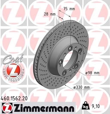 FREN DİSKİ. ARKA. 330 /28-26 MM . HAVA KANALLI. DELİKLİ. KAPLAMALI. YÜKSEK KARBON ALAŞIMLI 986479581