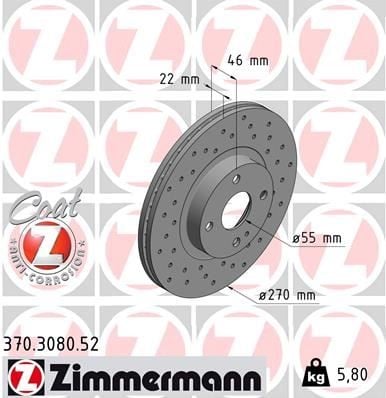 FREN DİSKİ. ÖN. 270 /22-20 MM . HAVA KANALLI DELİKLİ 986479472-DF4405