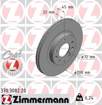 FREN DİSKİ. ÖN. 290 /22-20 MM . HAVA KANALLI 986479474-DF6068