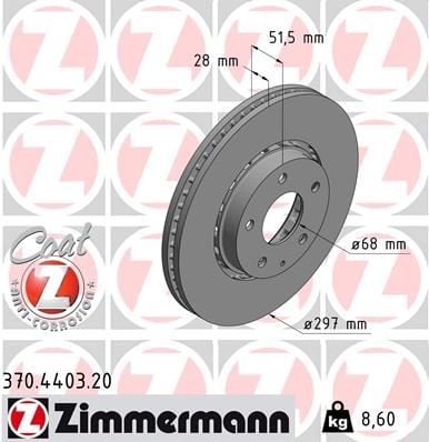 FREN DİSKİ. ÖN. 297 MM / 28-26 MM HAVA KANALLI 0986479B15