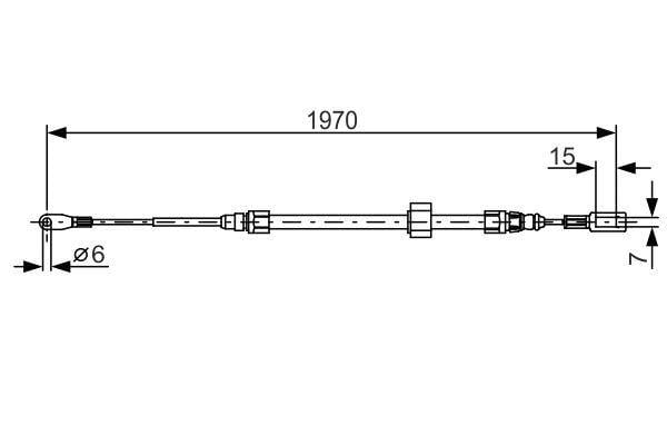 FREN HALATI ARKA MERCEDES SPRINTER B901>B904 . VW LT 28-35-46 1970mm/285mm