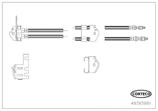FREN HORTUMU ARKA -ABS BUS TAKSİMATLI TRANSIT V347 06>
