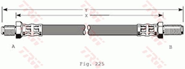 FREN HORTUMU ARKA AKS MERKEZ FORD SCORPIO II GFR-GGR -SCORPIO II TURNİER GNR-GGR -