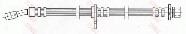 FREN HORTUMU ARKA AKS SAĞ HONDA CIVIC VII COUPE EM2 -CIVIC VII HATCHBACK EU-EP-EV -CIVIC VII SALOO N ES-ET -