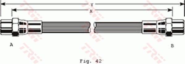 FREN HORTUMU ARKA AKS SAĞ SOL ALFA ROMEO 33 905 -33 907 -33 SPORTWAGON 905 -33 SPORTWAGON 907 -
