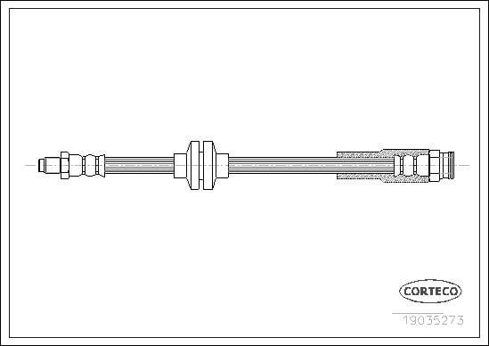 FREN HORTUMU ARKA FIAT DUCATO 06> CITROEN JUMPER II 06> PEUGEOT BOXER 06> 440mm