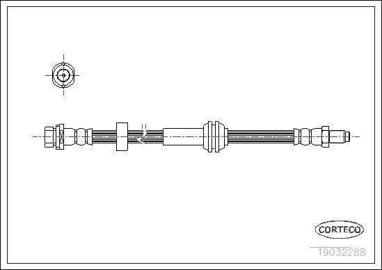 FREN HORTUMU ARKA FORD FOCUS 98> UZUNLUK: 440mm