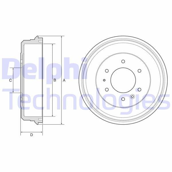 FREN KAMPANA ARKA RANGER BT50 B2500 98> DIŞ ÇAP: 328MM 4x2
