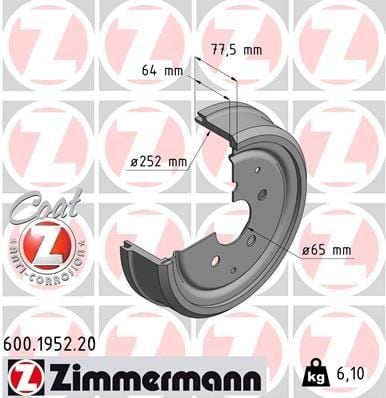 FREN KAMPANASI 252.2 / 77.4 MM 986477033-DB4053