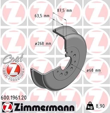 FREN KAMPANASI 268.2 / 88.1 MM 986477046-DB4189