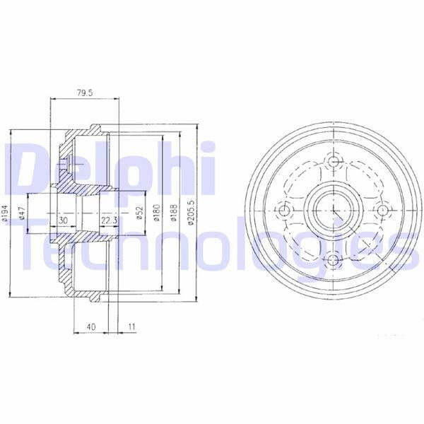 FREN KAMPANASI ARKA CHEVROLET MATİZ / DAEWOO MATİZ 01/98>12/05