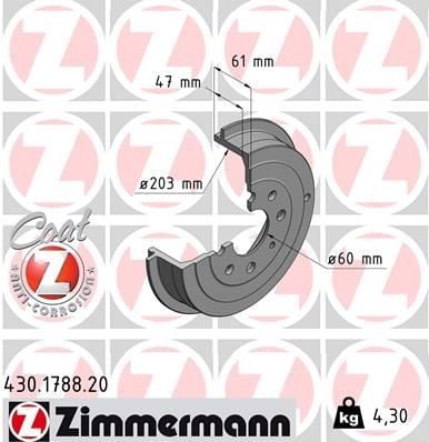 FREN KAMPANASI ARKA FIAT GRANDE PUNTO 05> PUNTO 12> PUNTO EVO 09>12 OPEL CORSA D 06>14 ADAM 12>19 203.2 / 47 MM