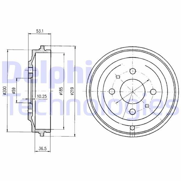 FREN KAMPANASI ARKA FIAT PALİO 04/96>