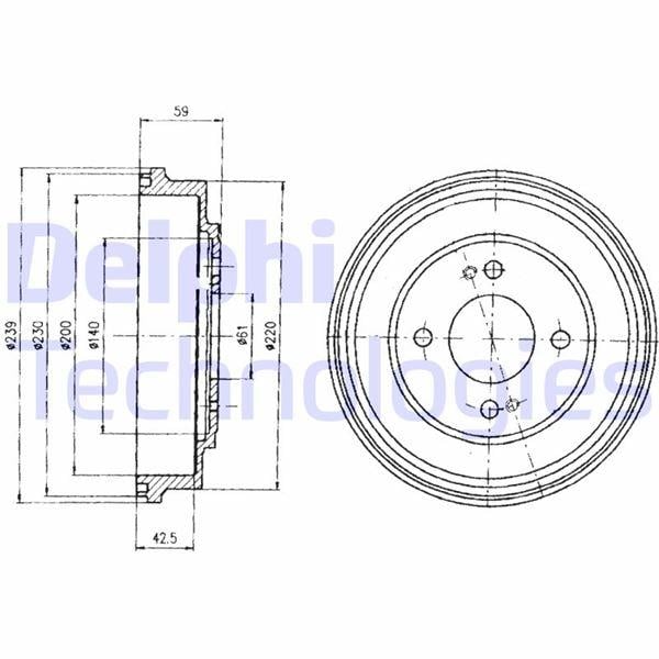 FREN KAMPANASI ARKA HONDA CİVİC 01/92>11/01