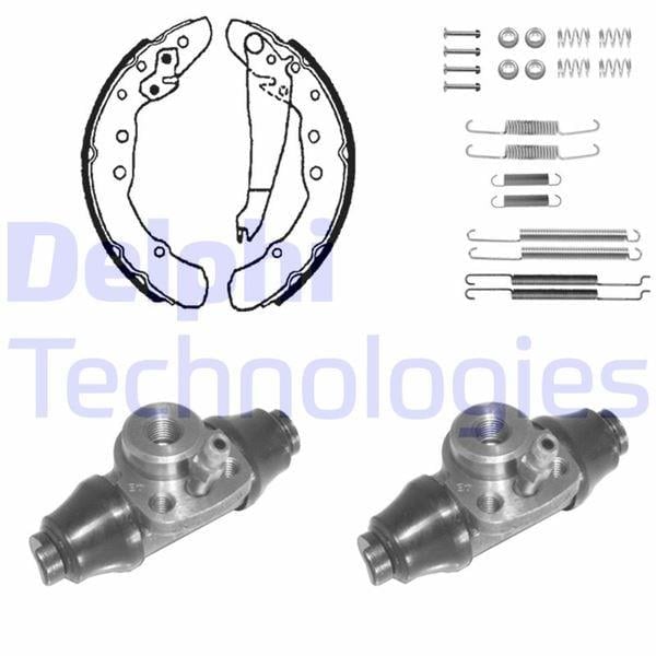 FREN PABUÇ KİTİ ARKA AUDI 80 09/91>