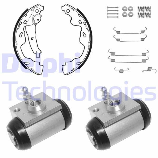FREN PABUÇ KİTİ ARKA CITRO N C1 / PEUGEOT 107 / TOYOTA AYGO 06/05>