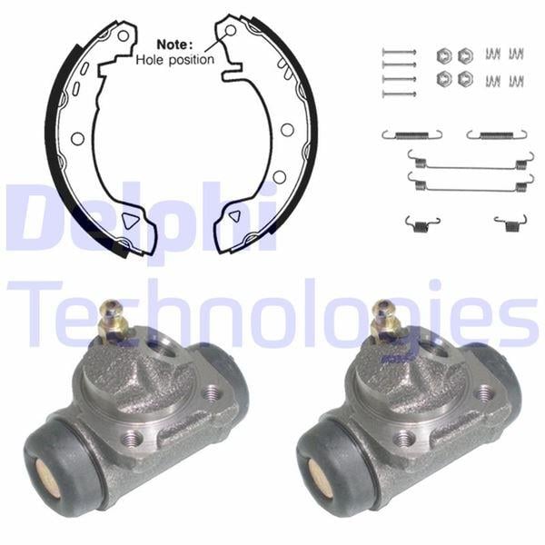 FREN PABUÇ KİTİ ARKA CITROEN AX / RENAULT 19 05/91>08/97