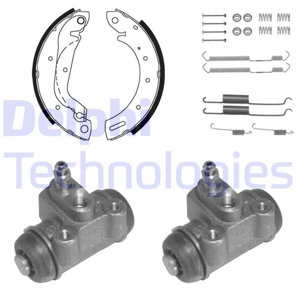FREN PABUÇ KİTİ ARKA FORD MAVERİCK / NISSAN TERRANO 02/93>12/00