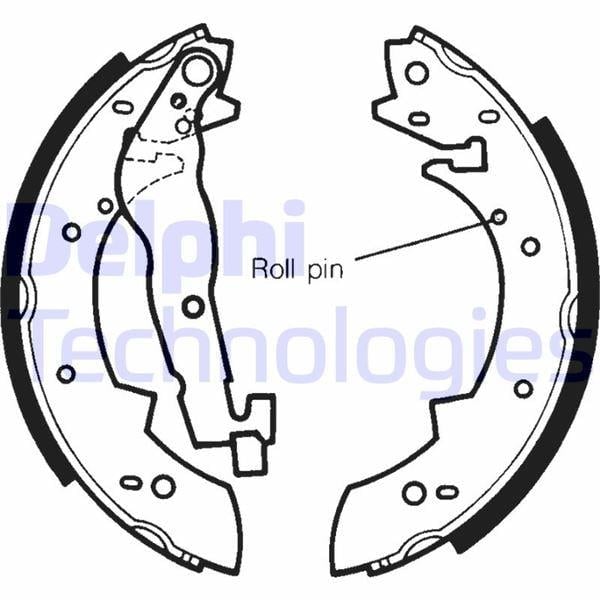 FREN PABUCU ARKA ALFA ROMEO 33 / BMW 316. 318. 320. 324 / PEUGEOT 204. 304. 305. 305 VAN. 405 / RENA