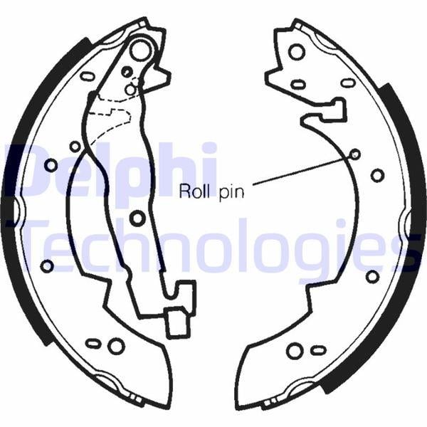 FREN PABUCU ARKA ALFA ROMEO 33 / BMW 316. 318. 320. 324 / PEUGEOT 204. 304. 305. 305 VAN. 405 / RENA