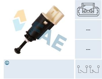 FREN PEDAL MÜŞÜRÜ RENAULT CLIO III 05>12 CLIO IV 12> CAPTUR I 12> KANGOO 05> LAGUNA II 01>07 DACIA LOGAN I-II 06>18 SANDERO I-II 08>18 DUSTER I-II 10>21 OPEL VİVARO B 06>14 4 FİŞLİ