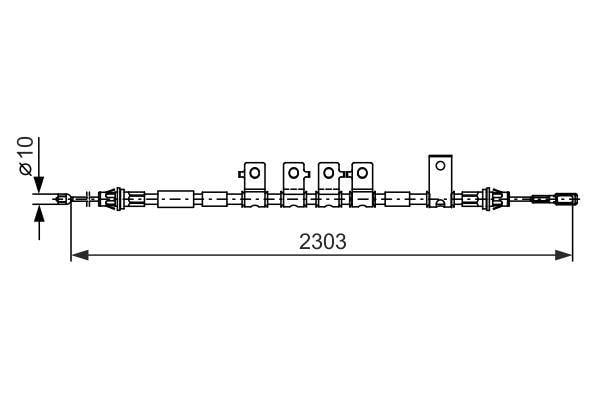 FREN TELİ. 2302 MM