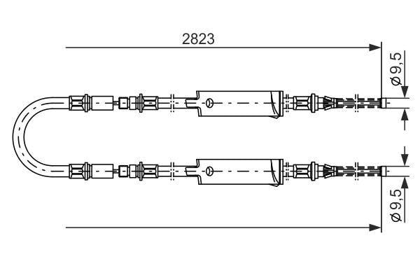 FREN TELİ. 2823 MM