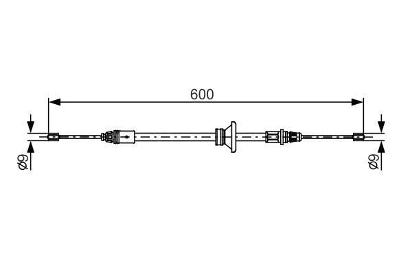 FREN TELİ. 600 MM