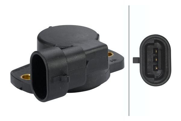 GAZ KELEBEĞİ KONUMU SENSÖRÜ.5V.SİYAH.SÜRTÜNME POTANSİYOMETRESİ.ALFA ROMEO/DACİA/FİAT/LANCİA/RENAULT