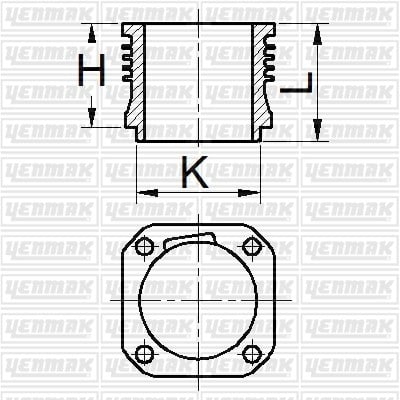 GOMLEK Q100.0MM STD -COMPRESOR-DAIMLER BENZ ACTROS-SETRA-EVO BUS