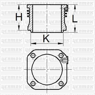 GOMLEK Q100.0MM STD -COMPRESOR-DAIMLER BENZ ACTROS-EVO BUS
