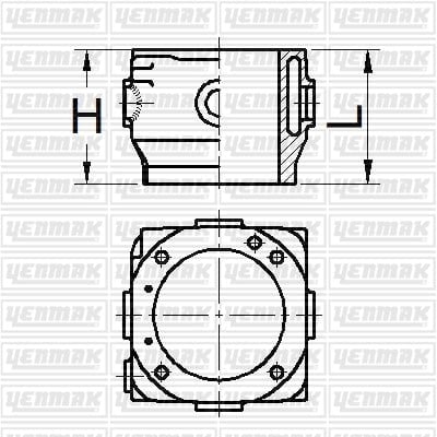 GOMLEK Q100.0MM STD -COMPRESOR-DAIMLER BENZ TGA 18T/19T/26T/32T/33T/35T/40T/41T D28