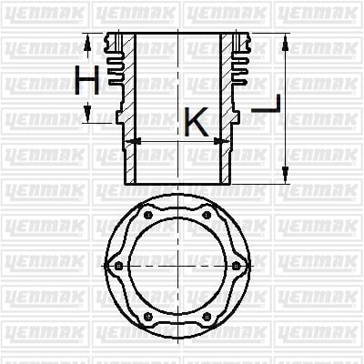 GOMLEK Q100.0MM STD -COMPRESOR-RENAULT TRUCK AE 380-385-420-500-520-CBH 320-385-CLM 280-320-340-385