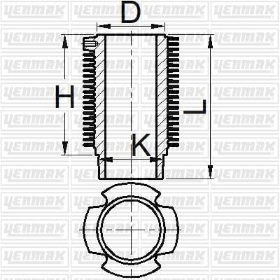 GOMLEK Q100.0MM STD -EICHER-EDK 1/EDK 2/EDK3/EDK4/EDK6