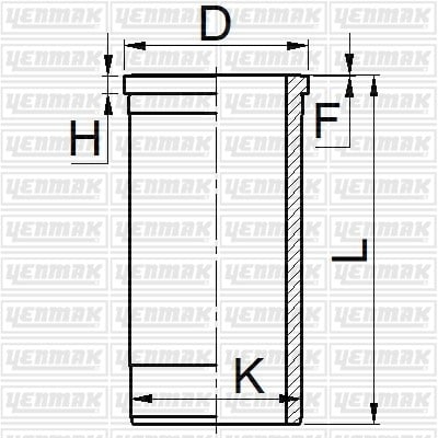 GOMLEK Q100.0MM STD -FORDSON-TRADER-FORDSON