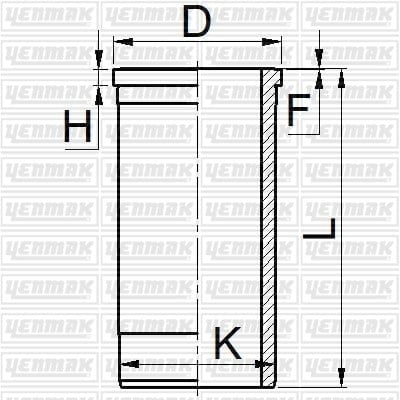 GOMLEK Q100.0MM STD -FORDSON-TRADER-FORDSON