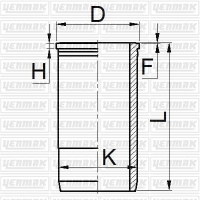 GOMLEK Q100.0MM STD -MWM-D 227-2-D 227-3-D 227-4-D 227-6 - FF
