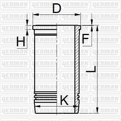 GOMLEK Q100.0MM STD -ZETOR-4701 - 6701