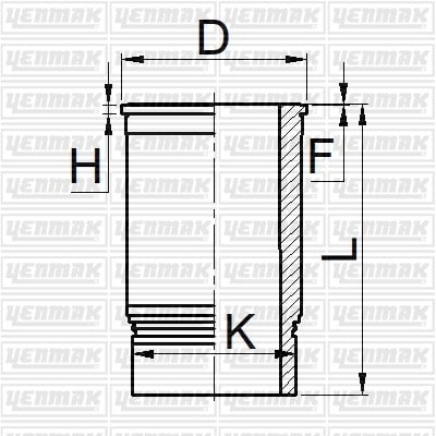 GOMLEK Q102.0MM STD -JOHN DEERE-3164D-4219D KANALLİ